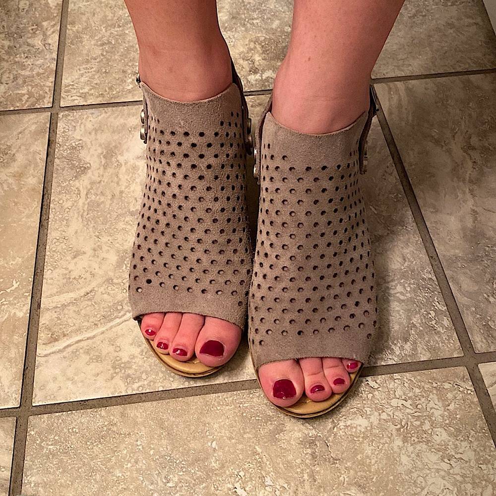 Suede Heels